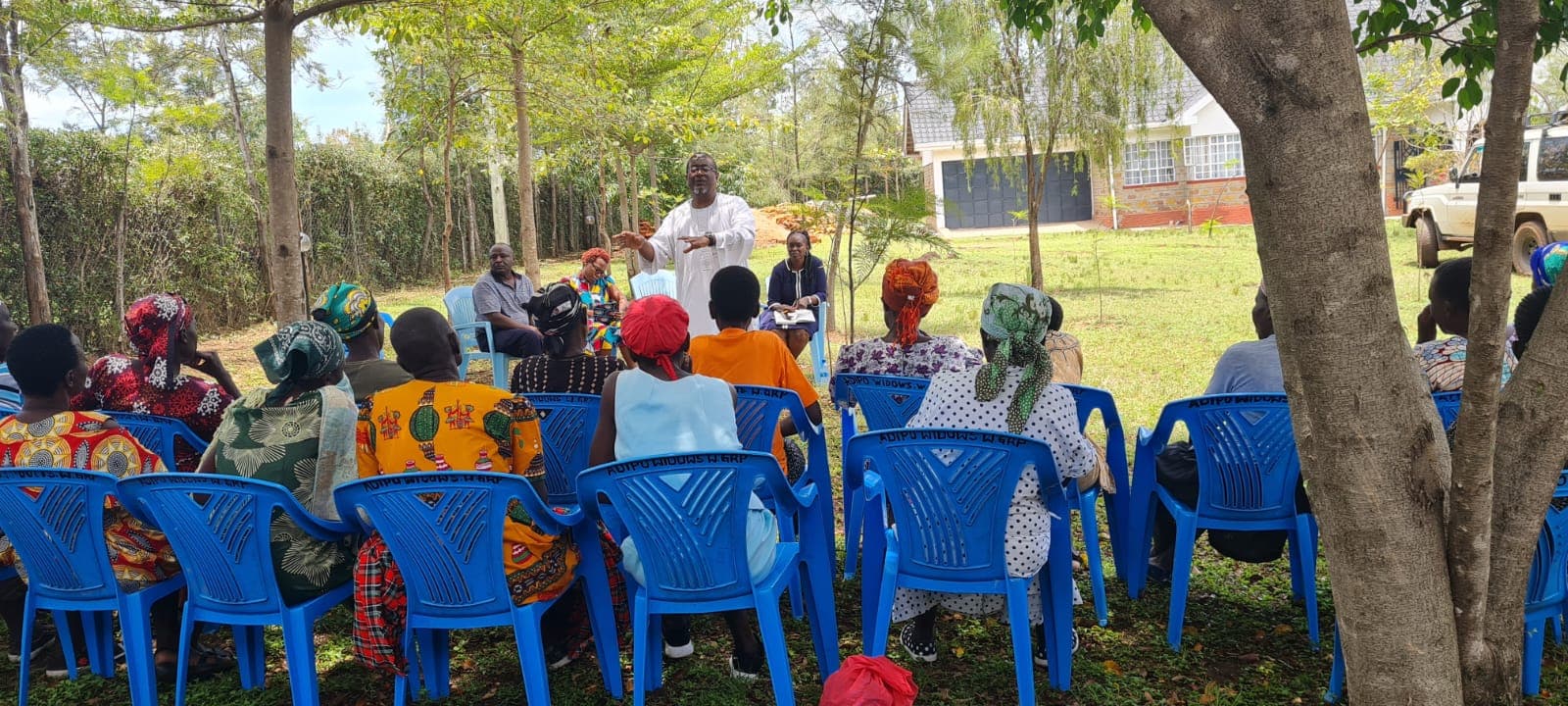Widows' group session in Kendu Bay